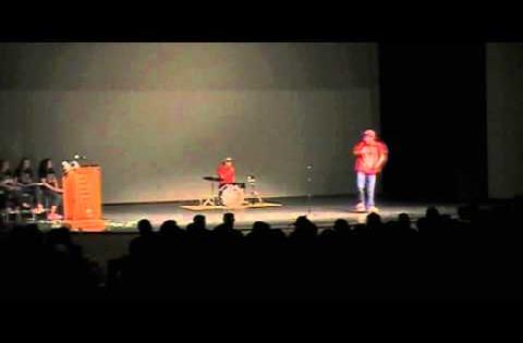 Valedictorian and Salutatorian Crazy Rap at Assembly (